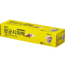 코멕스 항균 지퍼백 대 20p, 대(L), 20개, 1개