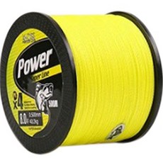 FOCUS FISHING 超級PE線 4股 大容量 釣魚線, 黃色