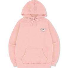 Melrose 女款大尺碼巴哥犬小標誌刷毛連帽T恤