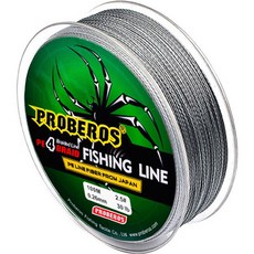 Focus Fishing Premier PE 4股編織釣魚線, 灰色