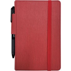 STANDARD OWN HERITAGE 筆環精裝綁帶筆記本 M 32開 + 3色原子筆組, 1套, 紅色