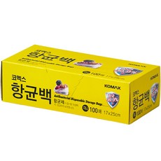 코멕스 항균 비닐백 미니 17 x 25cm, 미니(XS), 100개입, 1개