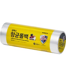 코멕스 항균 비닐롤백 미니 170 x 250 mm, 미니(XS), 200개입, 1개