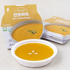 섬죽 유기가공식품 인증 단호박죽 (냉장), 150g, 3개