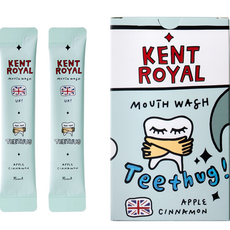 Kent Royal Teas Hug漱口水 氯化十六烷基吡啶 蘋果肉桂香, 30個, 15毫升