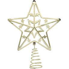 聖誕樹上方閃耀的星星 聖誕必備樹星星裝飾, 金子