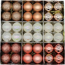 可愛迷你球聖誕樹裝飾球 72入, 3, 72個