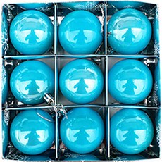 聖誕樹珍珠裝飾球, 天藍色