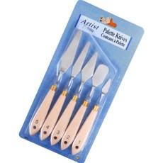 예스몰 원스모어 페인팅 나이프 세트 유화 아크릴 미술도구 06 나무, 1세트