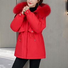 Paperments 女款大尺碼內襯刷毛連帽日常外套 03433