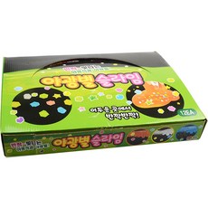 2500 夜光星史萊姆 4 種 x 3 件套, 1套, 混合顏色