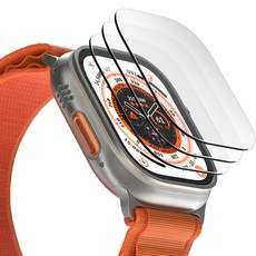 KM DESIGN K-MAX 智慧手錶全覆蓋鋼化玻璃膜 3入組, 透明, 1套
