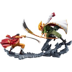BANPRESTO 一件 MANHOOD Manhood Special Gol D Roger Gold Roger Edward Newgate Whitebeard 人偶套組, 1套