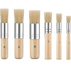 Makemine 尼龍混合刷 6 件套, 1套, 6種