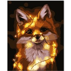 ADICO DIY 數字油畫 名畫繪製 40 x 50 cm PEE47, 小狗, 1個