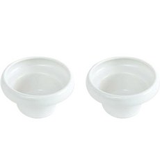 ERATO Ode 甜點冰淇淋碗, 2個, 白色