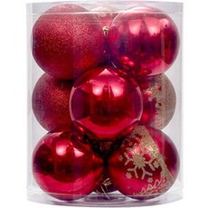 珍珠聖誕大樹球裝飾, 紅色的