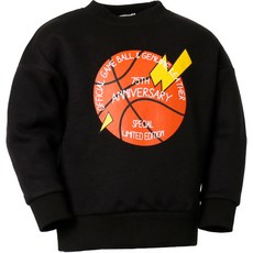 유라비 아동용 폴스 볼프린트 기모 맨투맨