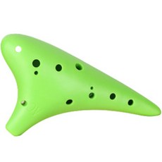 Scell 12孔塑料陶笛, 單品, 綠色