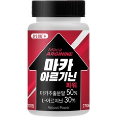 Dr's One Maca萃取L-Arginine活力錠 120顆, 72g, 1罐