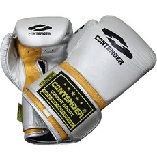 CONTENDER 皮革拳擊手套 CGG-109, 銀, 1組