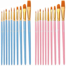 OON Water Color 水彩藝術畫筆 10 種 x 2 支套裝, FREE, 1套