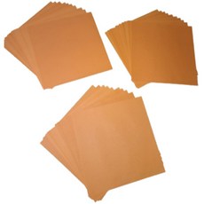 方形摺紙5彩色紙 橘色 20*20cm 10入, 1 種顏色, 3個