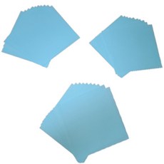 方形摺紙5彩色紙 天藍色 20*20cm 10入, 1色, 3組