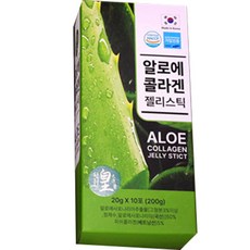 蘆薈膠原蛋白果凍條 10條入, 1個, 200g