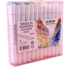 리라 스케치 마커펜 세트, 24색, 1세트