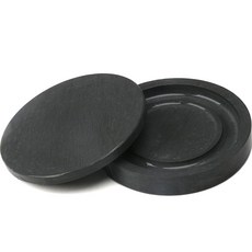 Lizjanie 美術用品 書法圓形硯台 02 Rib Byeorak, 1個