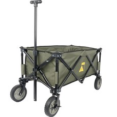 POLeR 冒險摺疊露營推車, 1個, 橄欖綠