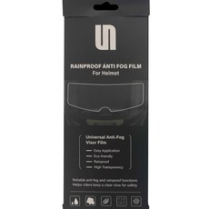 언더바 헬멧 안티포그 김서림 방지 필름 스티커, 1개, 투명