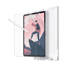 이에스알 종이질감 가이드 태블릿 PC 액정필름 EA98, 클리어(EA986)