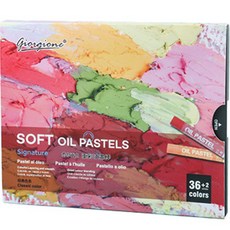giorgione 經典多色素描素描油畫質感棒油畫棒36色套組, 1套, 36色