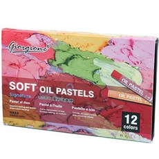 giorgione 經典多色素描素描油畫質感棒油畫棒12色套組, 1套, 12 種顏色