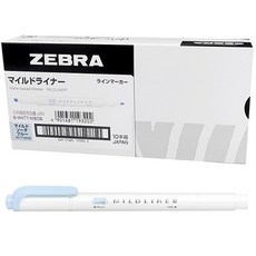 ZEBRA 斑馬牌 MILDLINER 螢光筆, 蘇打藍, 10個
