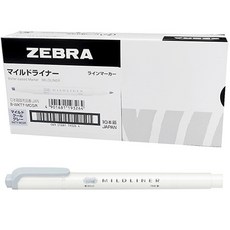 ZEBRA MILDLINER 螢光筆, 冷灰色, 10個