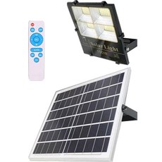 MIREU 太陽能LED投光燈 100W DNS-SLS34, 黑色的