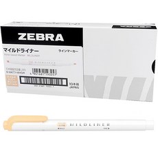 ZEBRA MILDLINER, 蜂蜜橙, 10個