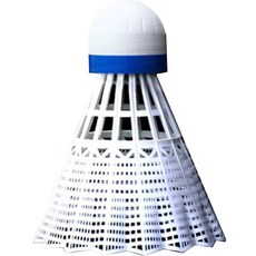 優質軟式塑膠彩色羽毛球, 1入, 1個, 白色