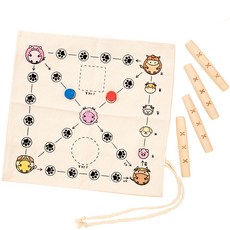 minhwashop 傳統節慶擲柶遊戲民俗遊戲組, 5套, 布料圖案(TDPFB0180)