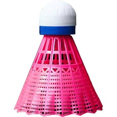 優質軟式塑膠彩色羽毛球, 1入, 1個, 粉紅色