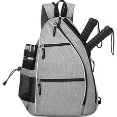 일반 라켓 테니스 백팩, 그레이, 1개