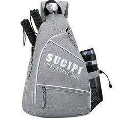 일반 라켓 테니스 백팩, 그레이프린트, 1개