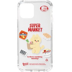 세븐에잇스 스누즈키튼즈 슈퍼마켓 방탄투명 TPU 휴대폰 케이스