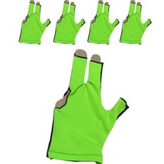 Ando柔軟撞球手套 5入, 綠色