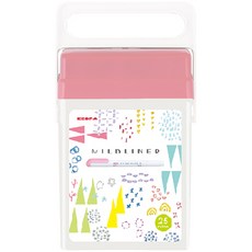 MILDLINER 螢光筆組 25色, 混色, 1組
