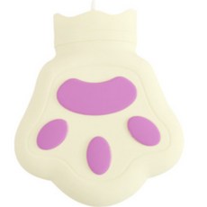 Mondspot 矽膠迷你保溫熱水袋 白色 JNH828, 1個