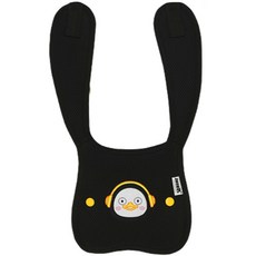 Giant Peng TV Pengsoo兒童安全帶套 肩帶型, 黑色, 1入